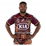 Camiseta Brisbane Broncos Rugby 2021 Indigena