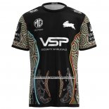 Camiseta South Sydney Rabbitohs Rugby 2023 Indigena Negro
