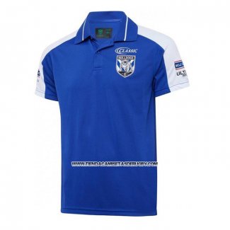 Camiseta Polo Canterbury Bankstown Bulldogs Rugby 2020 Azul