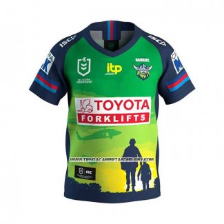 Camiseta Canberra Raiders Rugby 2022 Indigena