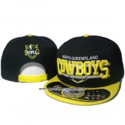 NRL Snapback Gorra North Queensland Cowboys Negro Amarillo