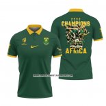 Camiseta Sudafrica Rugby 2023 Campeona Verde