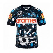 Camiseta Cronulla Sutherland Sharks Rugby 2021 Indigena