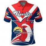 Camiseta Polo Sydney Roosters Rugby 2021 Indigena