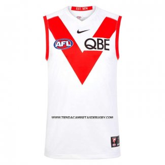 Camiseta Sydney Swans AFL 2023 Local Blanco