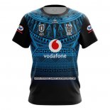 Camiseta Fiyi Rugby 2022 Negro