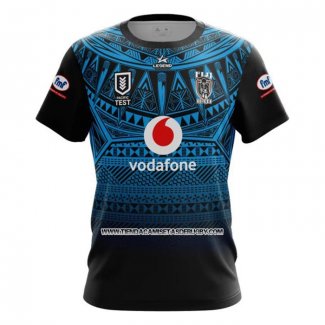 Camiseta Fiyi Rugby 2022 Negro