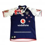 Camiseta Nueva Zelandia Warriors Rugby 2011 Retro Azul