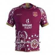 Camiseta Queensland Maroons Rugby 2018-2019 Conmemorative