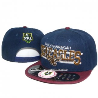 NRL Snapback Gorra Manly Warringah Sea Eagles Apagado Azul