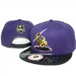 NRL Snapback Gorra Melbourne Storm Apagado Fucsia