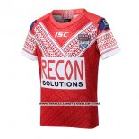 Camiseta Ninos Tonga Rugby 2018-2019 Rojo