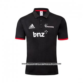 Camiseta Polo Crusaders Rugby 2019 Negro