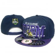 NRL Snapback Gorra Melbourne Storm Apagado Fucsia