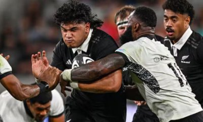Wallace Sititi listo para el partido contra los Springboks