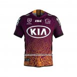 Camiseta Brisbane Broncos Rugby 2020 Indigena