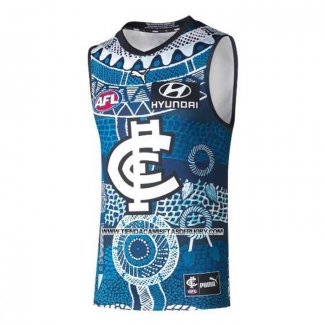 Camiseta Carlton Blues AFL 2023 Indigena