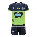 Camiseta Ninos Kit Canberra Raiders Rugby 2021 Local