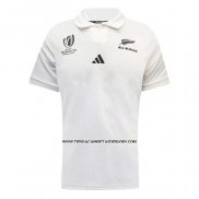 Camiseta Nueva Zelandia All Blacks Rugby 2023 World Cup Segunda