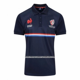 Camiseta Polo Francia Rugby 2023 World Cup Local