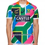 Camiseta Sudafrica Springbok 7s Rugby 2020 Segunda