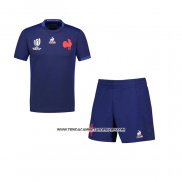 Camiseta Ninos Kit Francia Rugby 2023 World Cup Local