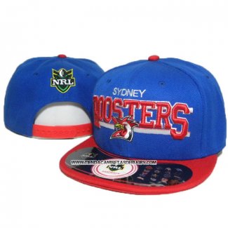 NRL Snapback Gorra Sydney Roosters Violeta Rojo