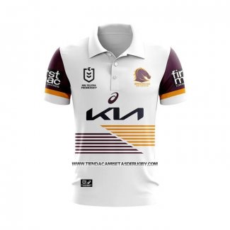 Camiseta Polo Brisbane Broncos Rugby 2024 Segunda