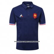 Camiseta Polo Francia Rugby 2018-2019 Azul
