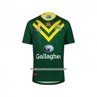 Camiseta Australia Kangaroos Rugby RLWC 2022 Local