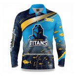 Camiseta NRL Gold Coast Titans Rugby 2022 Fish Finder