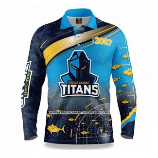 Camiseta NRL Gold Coast Titans Rugby 2022 Fish Finder