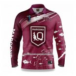 Camiseta NRL Queensland Maroons Rugby 2022 Fish Finder