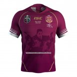 Camiseta Queensland Maroons Rugby 2019 Conmemorative