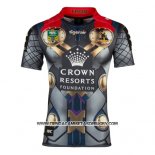 Camiseta Melbourne Storm Thor Marvel Rugby 2017 Amarillo