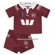 Camiseta Ninos Kit Queensland Maroons Rugby 2024 Local