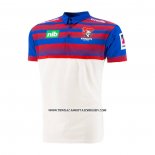 Camiseta Polo Newcastle Knights Rugby 2021 Blanco