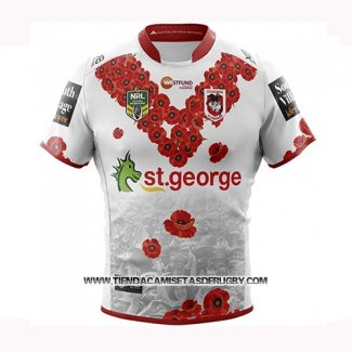 Camiseta St George Illawarra Dragons Rugby 2018-2019 Conmemorative