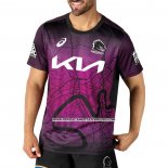 Camiseta Brisbane Broncos Rugby 2024 Fucsia