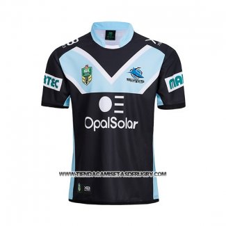Camiseta Cronulla Sutherland Sharks Rugby 2018-2019 Segunda