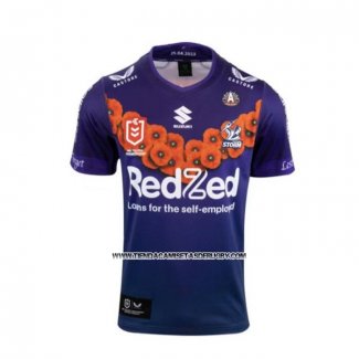 Camiseta Melbourne Storm Rugby 2023 ANZAC