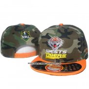 NRL Snapback Gorra Wests Tigers Camuflaje Naranja