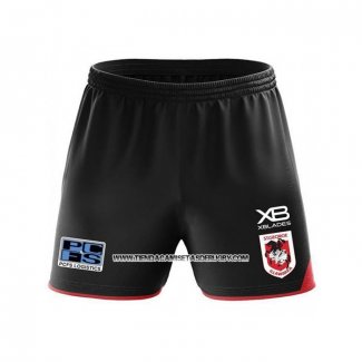 Pantalones Cortos St George Illawarra Dragons Rugby 2020 Negro