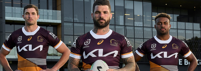 camiseta rugby Brisbane Broncos